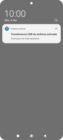 Pulsa Toca para ver más opciones.