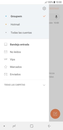 Pulsa el icono de ajustes.