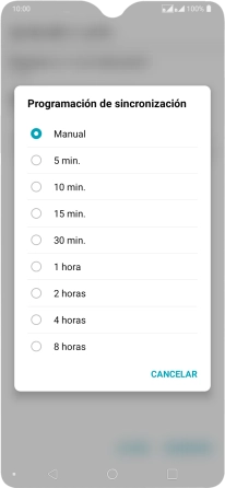 Pulsa el ajuste deseado.