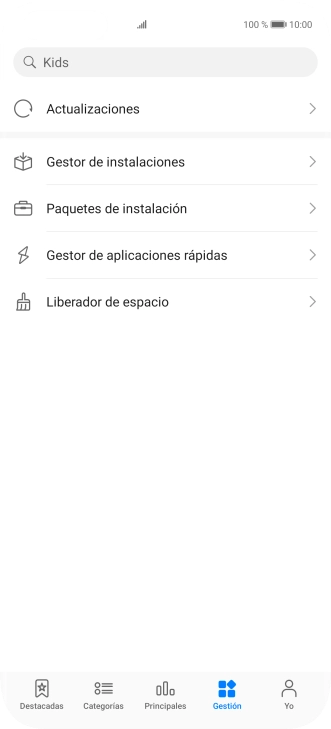 Pulsa Actualizaciones.