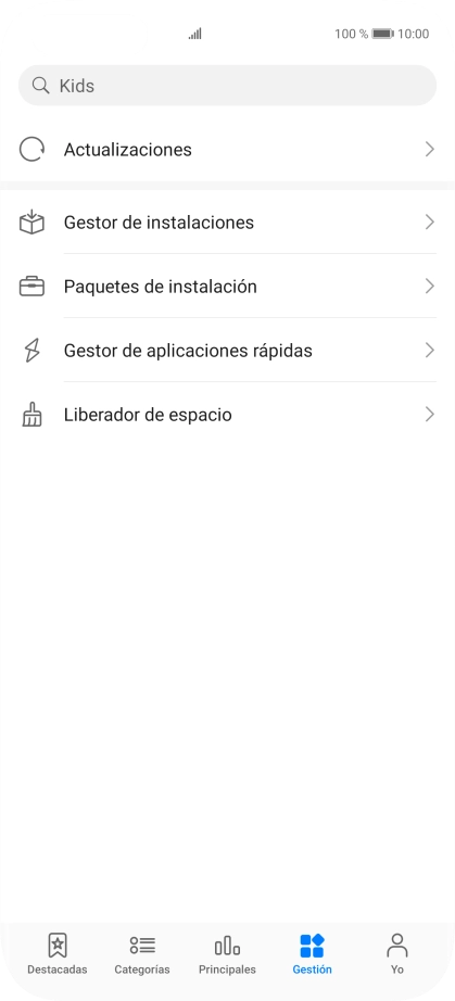 Pulsa Actualizaciones.