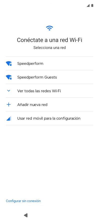 Pulsa la red wifi deseada.