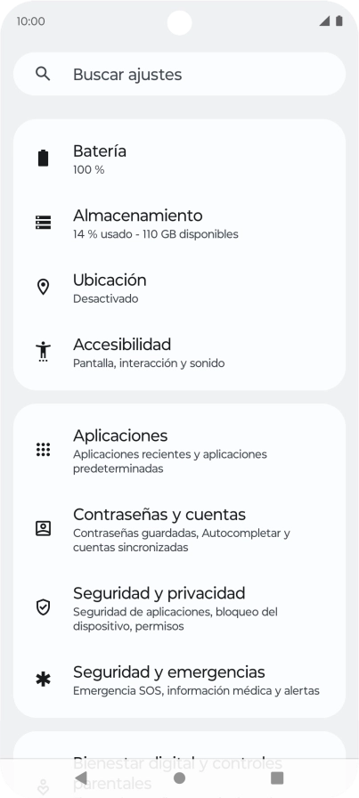 Pulsa Aplicaciones.