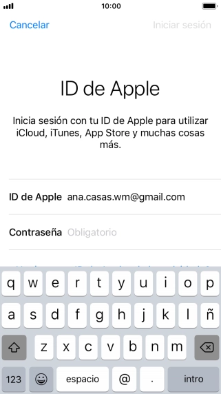 Pulsa en el campo junto a 