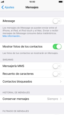 Pulsa el indicador junto a 