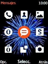 Selecciona el icono de Mobile Store y espera unos instantes mientras el teléfono carga la página web.