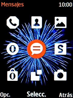 Selecciona el icono de Mobile Store y espera unos instantes mientras el teléfono carga la página web.