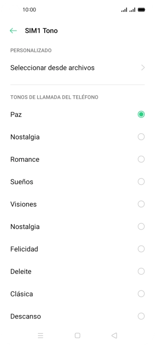 Pulsa Seleccionar desde archivos.