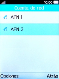 Pulsa colgar para terminar y regresar a la pantalla de inicio.