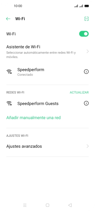 Pulsa la tecla de inicio para terminar y regresar a la pantalla de inicio.