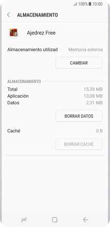 Pulsa la tecla de inicio para terminar y regresar a la pantalla de inicio.
