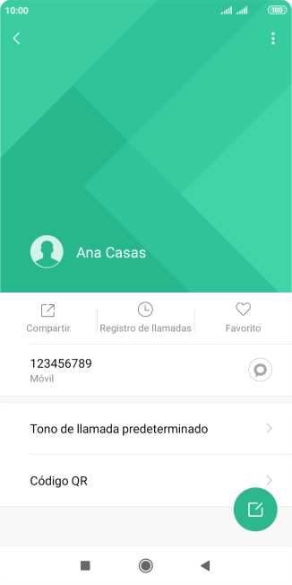 Pulsa la tecla de inicio para terminar y regresar a la pantalla de inicio.