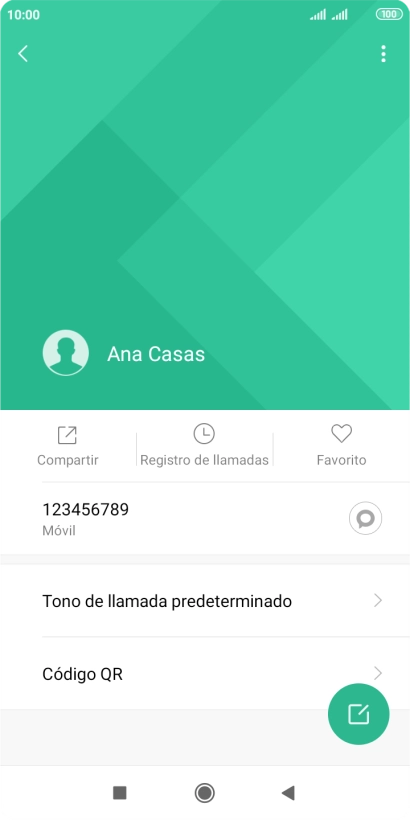 Pulsa la tecla de inicio para terminar y regresar a la pantalla de inicio.