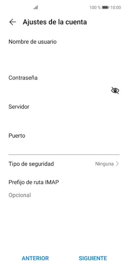 Pulsa Tipo de seguridad.