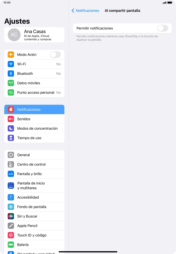 Pulsa el indicador junto a Pulsa el indicador junto a