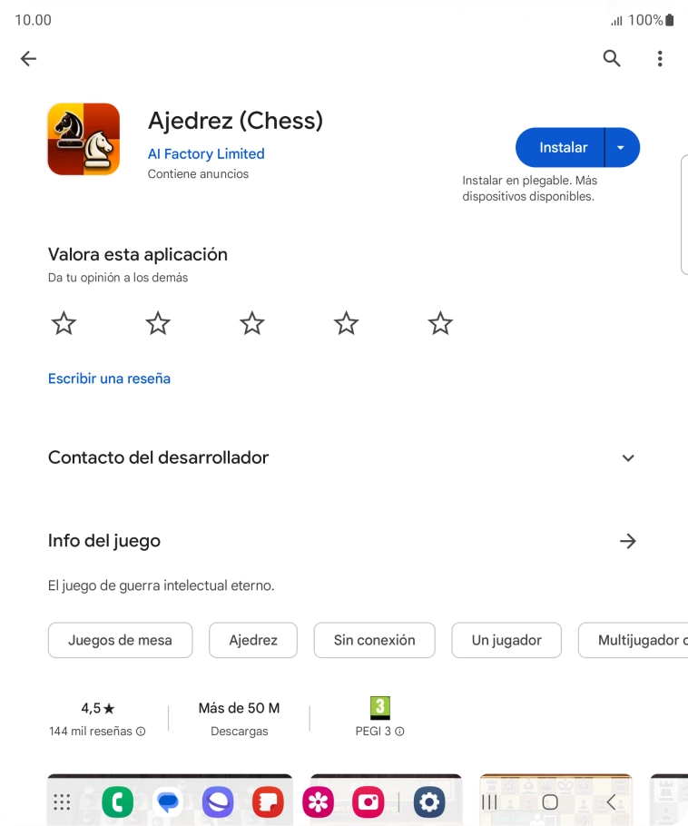 Pulsa la tecla de inicio para terminar y regresar a la pantalla de inicio.
