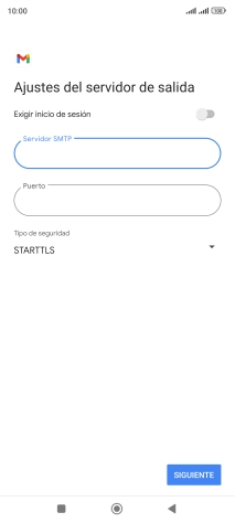 Pulsa Puerto e introduce 25.