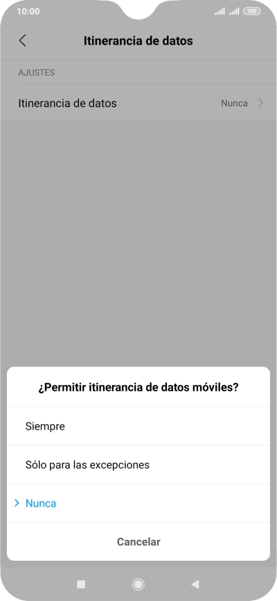 Pulsa el ajuste deseado para activar o desactivar la función.