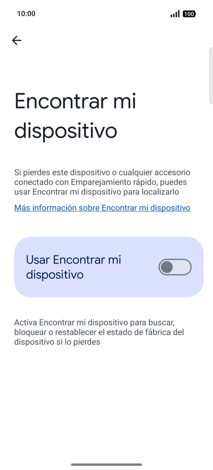 Pulsa el indicador junto a 