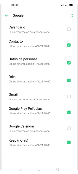 Pulsa la tecla de inicio para terminar y regresar a la pantalla de inicio.