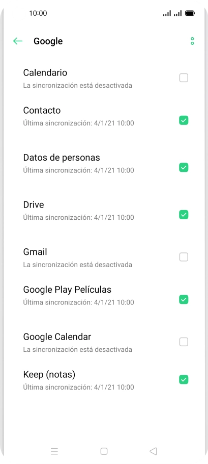 Pulsa la tecla de inicio para terminar y regresar a la pantalla de inicio.