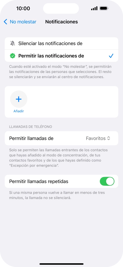 Pulsa la flecha hacia la izquierda.