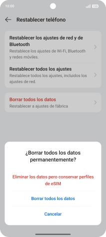 Pulsa el ajuste deseado.