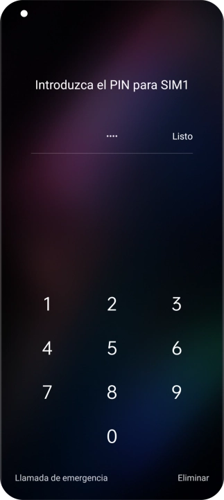Si lo solicita el teléfono, introduce el código PIN y pulsa Listo. Si lo solicita el teléfono, introduce el código PIN y pulsa Listo.