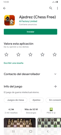 Pulsa la tecla de inicio para terminar y regresar a la pantalla de inicio.