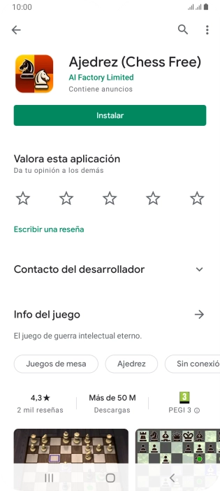 Pulsa la tecla de inicio para terminar y regresar a la pantalla de inicio.