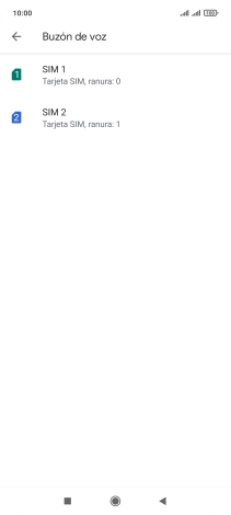 Pulsa la tarjeta SIM deseada.