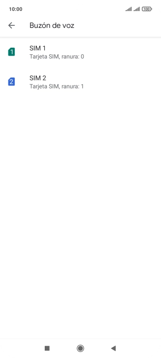 Pulsa la tarjeta SIM deseada.