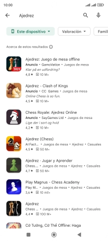 Pulsa la app deseada. Pulsa la app deseada.