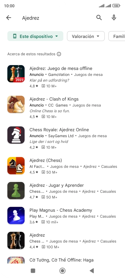 Pulsa la app deseada. Pulsa la app deseada.