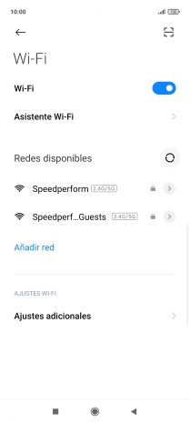 Pulsa Asistente Wi-Fi.