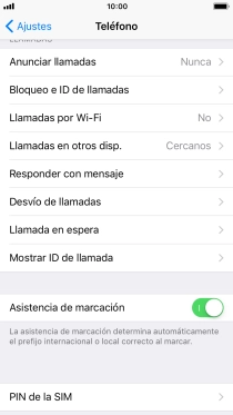 Pulsa Anunciar llamadas.