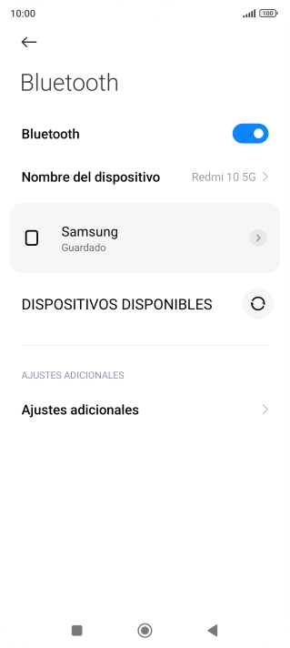 Pulsa la tecla de inicio para terminar y regresar a la pantalla de inicio.