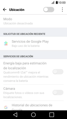 Pulsa el indicador junto a 