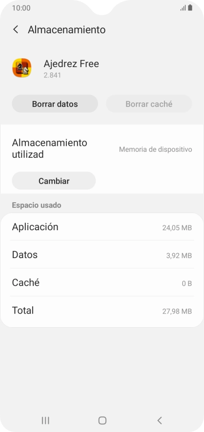 Pulsa la tecla de inicio para terminar y regresar a la pantalla de inicio. Pulsa la tecla de inicio para terminar y regresar a la pantalla de inicio.