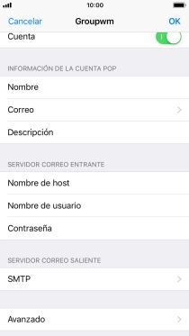 Pulsa SMTP.