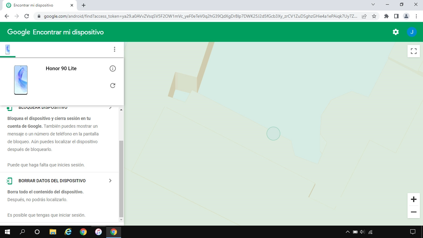 Haz clic en BORRAR DATOS DEL DISPOSITIVO y sigue las indicaciones de la pantalla para eliminar todo el contenido de tu teléfono. Ten en cuenta que ya no podrás utilizar la función de 