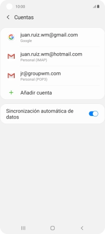 Pulsa el indicador junto a 