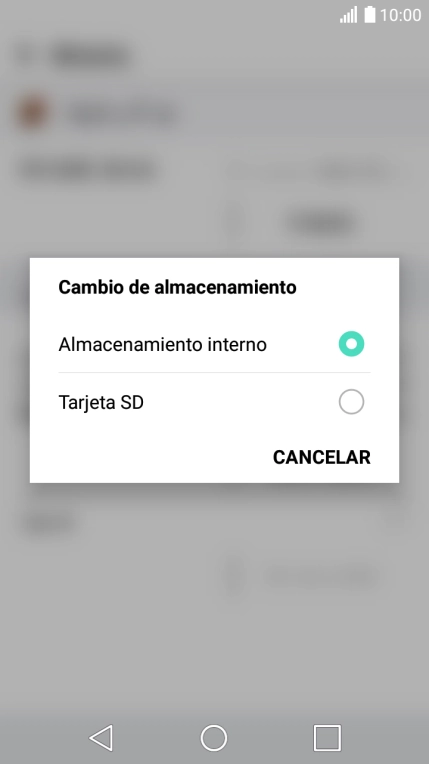 Pulsa Tarjeta SD.