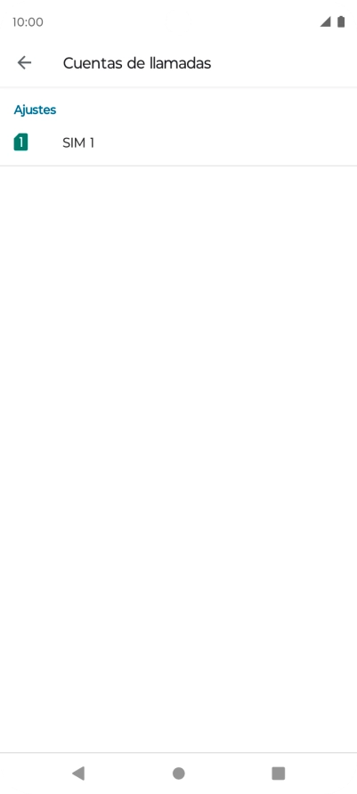 Pulsa el nombre de la tarjeta SIM.