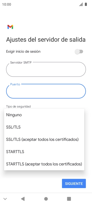 Pulsa SSL/TLS.