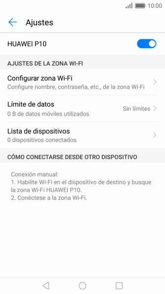 Pulsa la tecla de inicio para terminar y regresar a la pantalla de inicio.