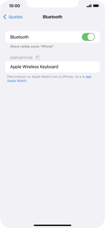 Pulsa el dispositivo Bluetooth deseado y sigue las indicaciones de la pantalla para vincular el dispositivo al teléfono.