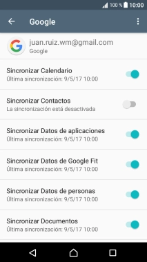 Pulsa el indicador junto a 