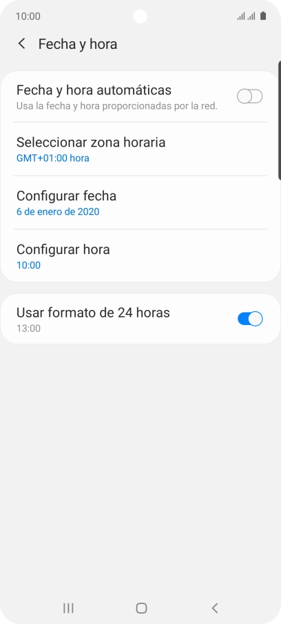 Pulsa el indicador junto a 