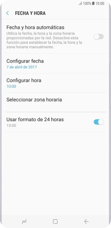 Pulsa el indicador junto a 
